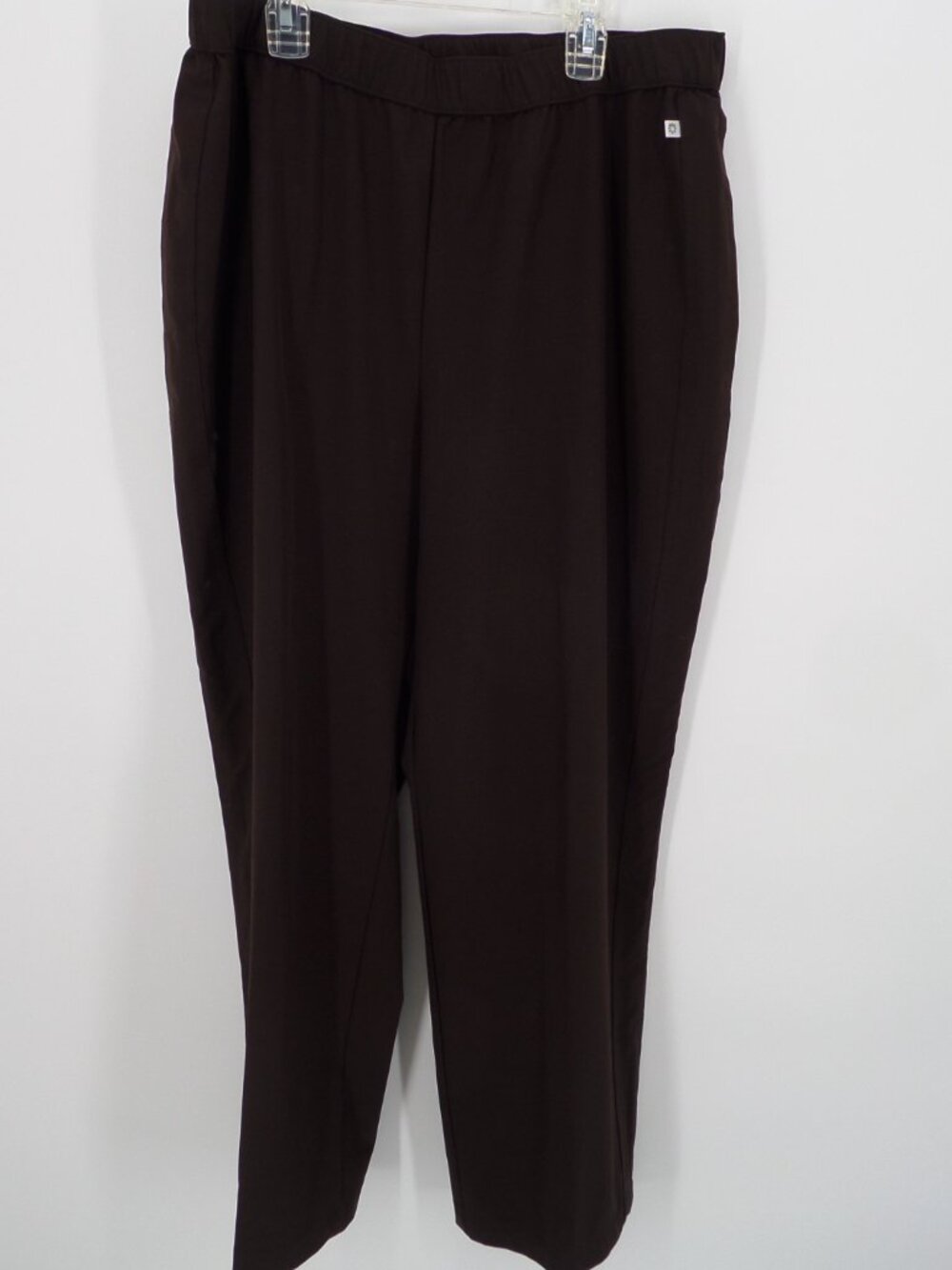 Chico's Zenergy Women's Fall Dark Brown Straight Leg Pants Size 2  US 12